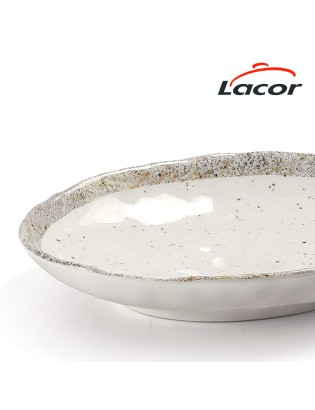 TRAVESSA LACOR 63864 EARTH OVAL 28,4X19CM MELAMINA