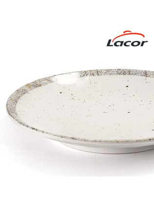 PRATO S/MESA LACOR 63842 EARTH Ø19,4CM MELAMINA