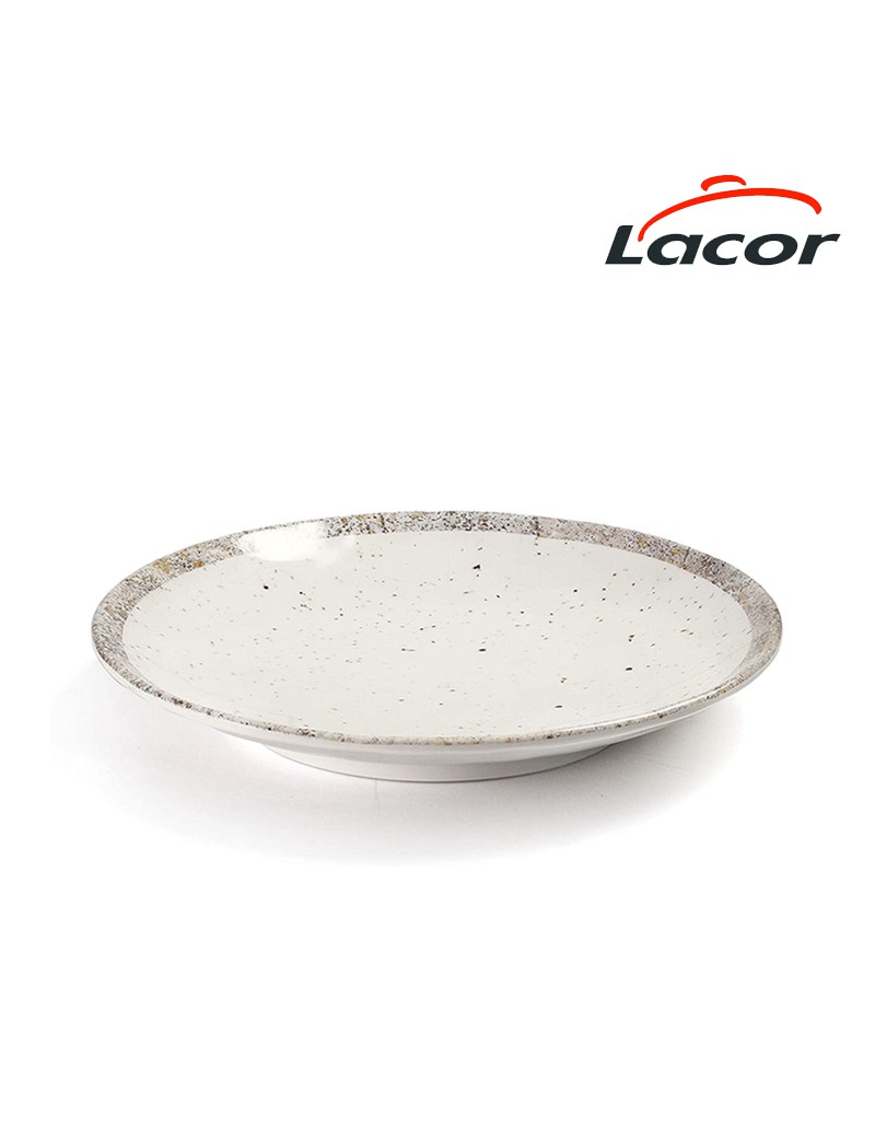 PRATO S/MESA LACOR 63842 EARTH Ø19,4CM MELAMINA