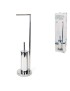 SUPORTE PAPEL 683999 C/LIMPA SANITAS INOX 74CM