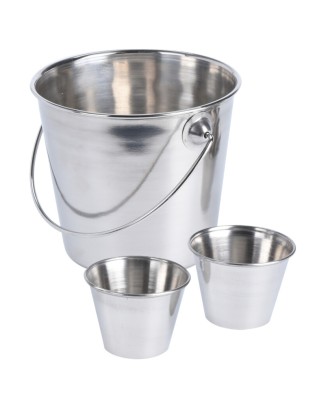 BALDE APERITIVO A12405130 EXCELLENT CONJ.3 (Ø11/5,5CM) INOX