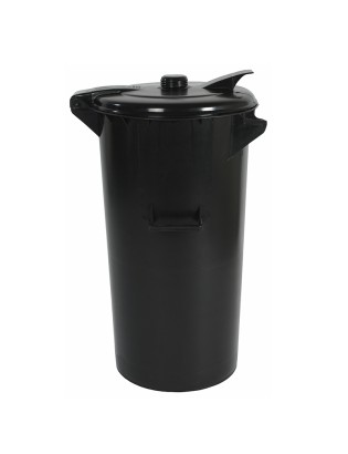 CONTENTOR LIXO 624  110L PRETO