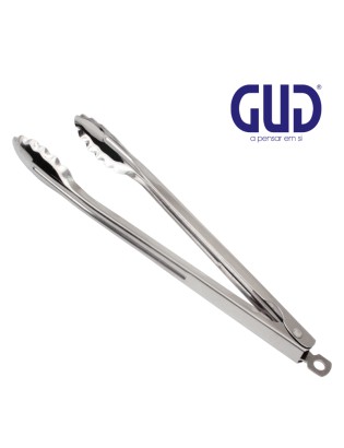 PINÇA CHURRASCO GUD CHEF 25CM INOX C/TRAVAO