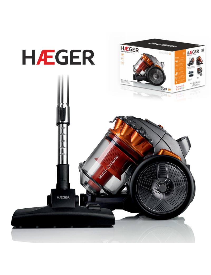ASPIRADOR HAEGER MAX CYCLON VC-70C.042A S/SACO 3L 700W