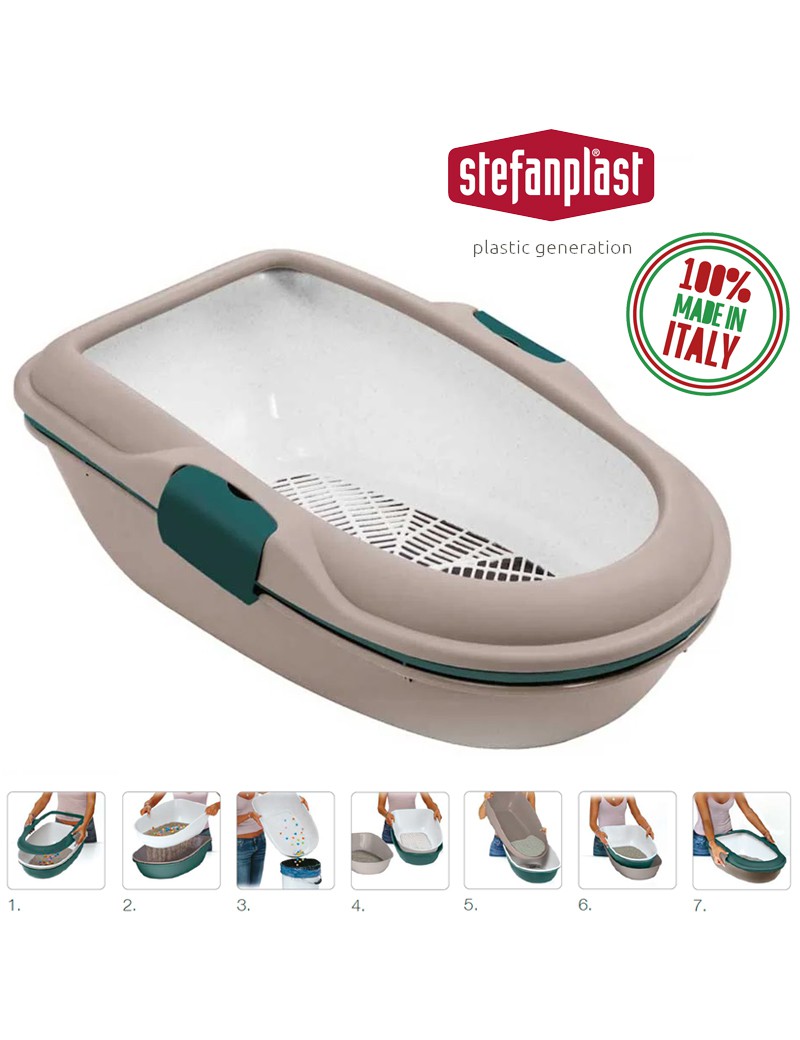 WC GATOS FURBA CHIC 97763 TORTORA 39X59X22CM PLST