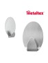 CABIDE ADESIVO MET 294504 CONJ.4 INOX 4,5CM