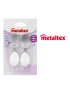 CABIDE ADESIVO MET 294504 CONJ.4 INOX 4,5CM