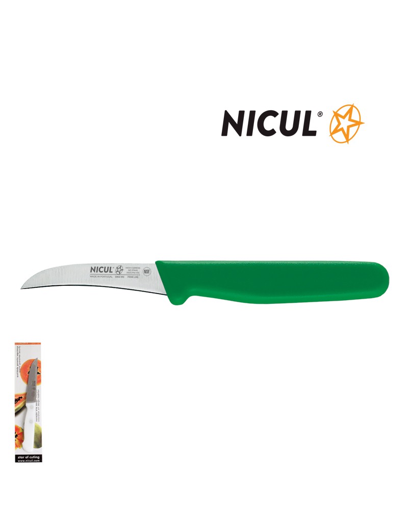 FACA P/TORNEAR  NICUL 7850.4230.0712  7CM CABO PLST VERDE