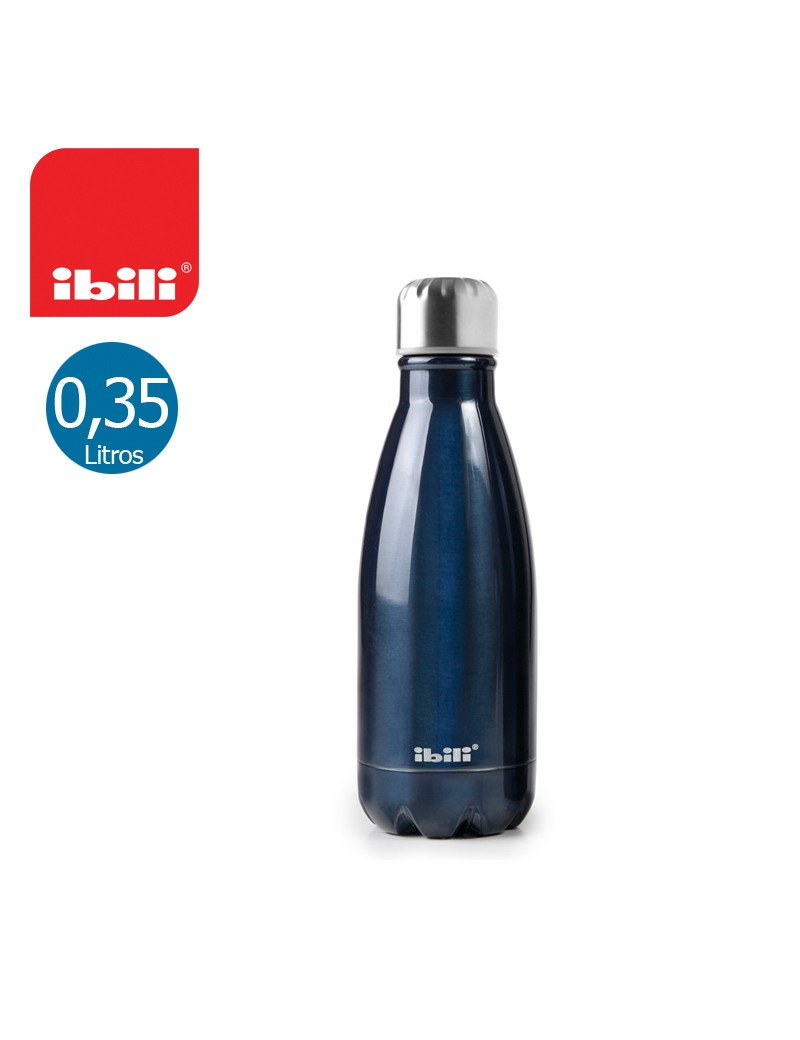 GARRAFA TERMICA IBILI 758435B DARK BLUE 0,35L INOX 18/10