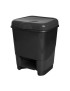 BALDE LIXO 152 NG 9L C/ PEDAL PLST PRETO