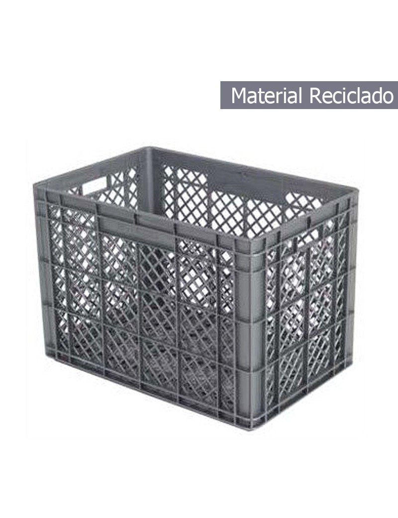 CAIXA ABERTA REF:619 CINZA 60X40X40CM RECICLADA