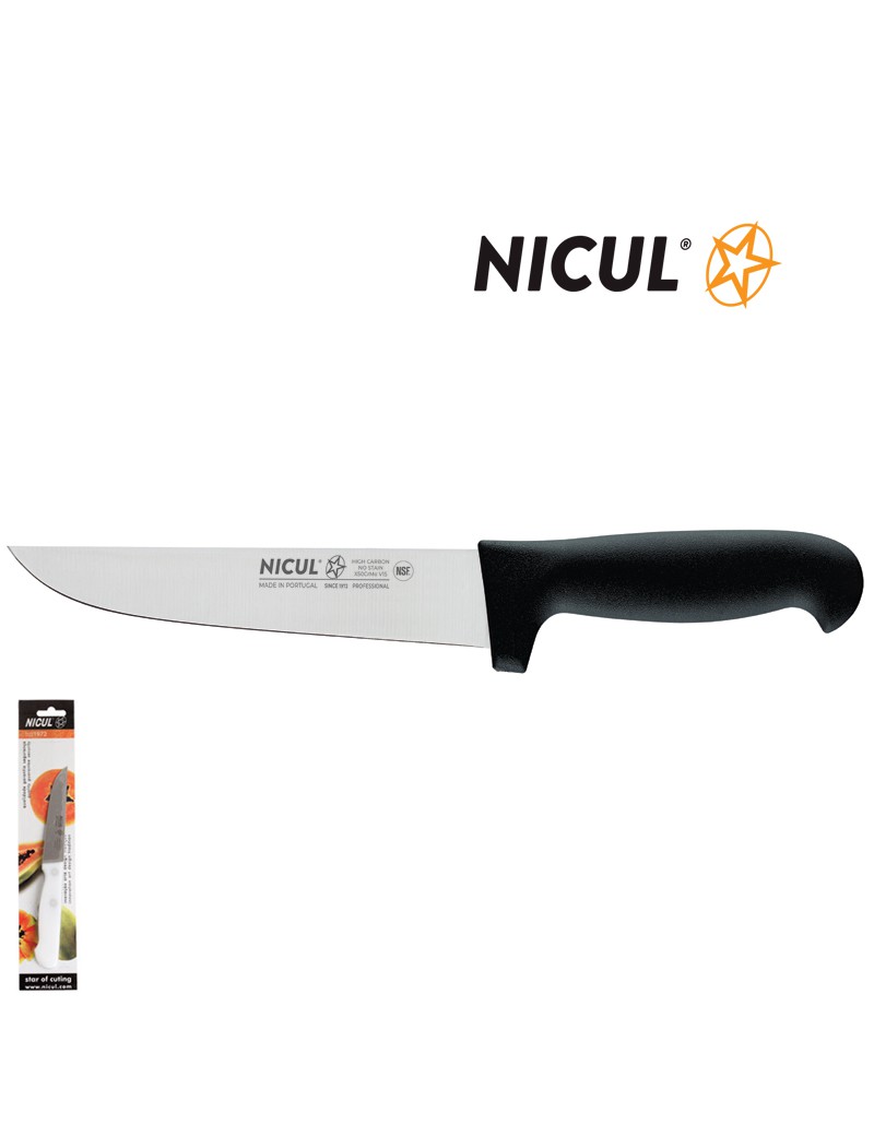 FACA COZINHA NICUL 7810.3170.1825 CABO PLST PRETO