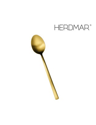 COLHER CHA H ARCO OURO MATE...