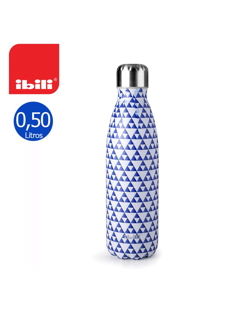GARRAFA TERMICA IBILI 758450M MOSAIC BLUE 0,50L INOX 18/10