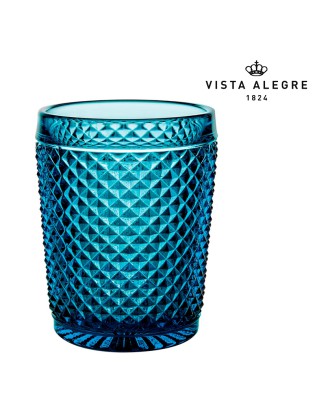 COPO VA BICOS AZUL CONJ.4  28CL VIDRO