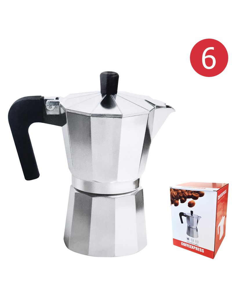 CAFETEIRA EXPRESSO COFFEEXPRESS 6CH ALUMINIO