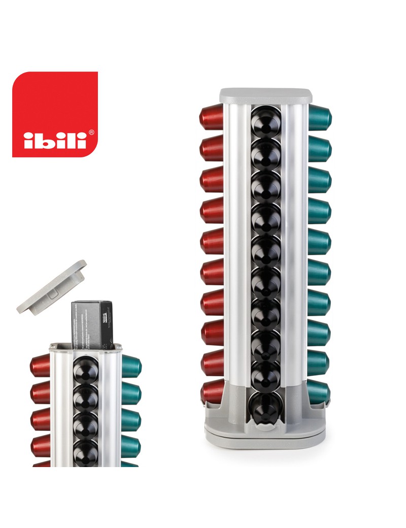 SUPORTE CAPSULAS IBILI 720920 NESPRESSO 40CAP GIRATORIO
