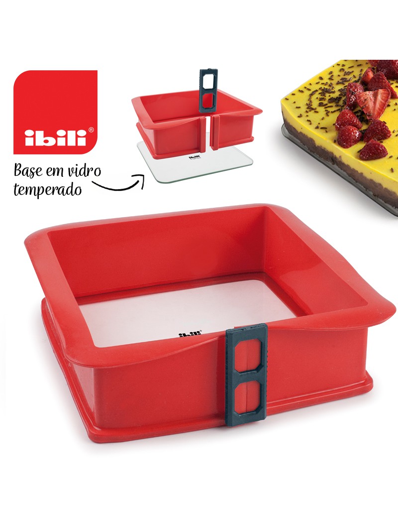 FORMA DESMONTAVEL IBILI 875800 QUAD. FUNDO VIDRO 25X7,5CM