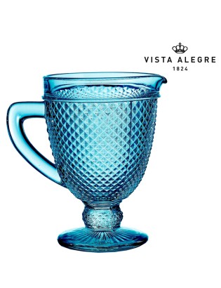 JARRO VA BICOS AZUL 1L VIDRO