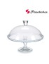 PRATO BOLO PASABAHCE PATISSERIE C/PE+TAMPA 32X25CM VIDRO