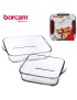 ASSADEIRA 20234 BORCAM QUAD CONJ.2 VIDRO 21X16,4/25,5X22CM