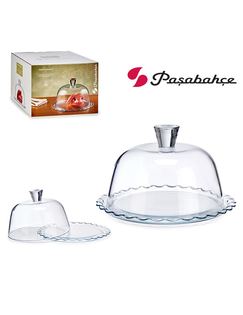PRATO BOLO PASABAHCE PETITE PATISSERIE C/TAMPA Ø26,4X15,5CM