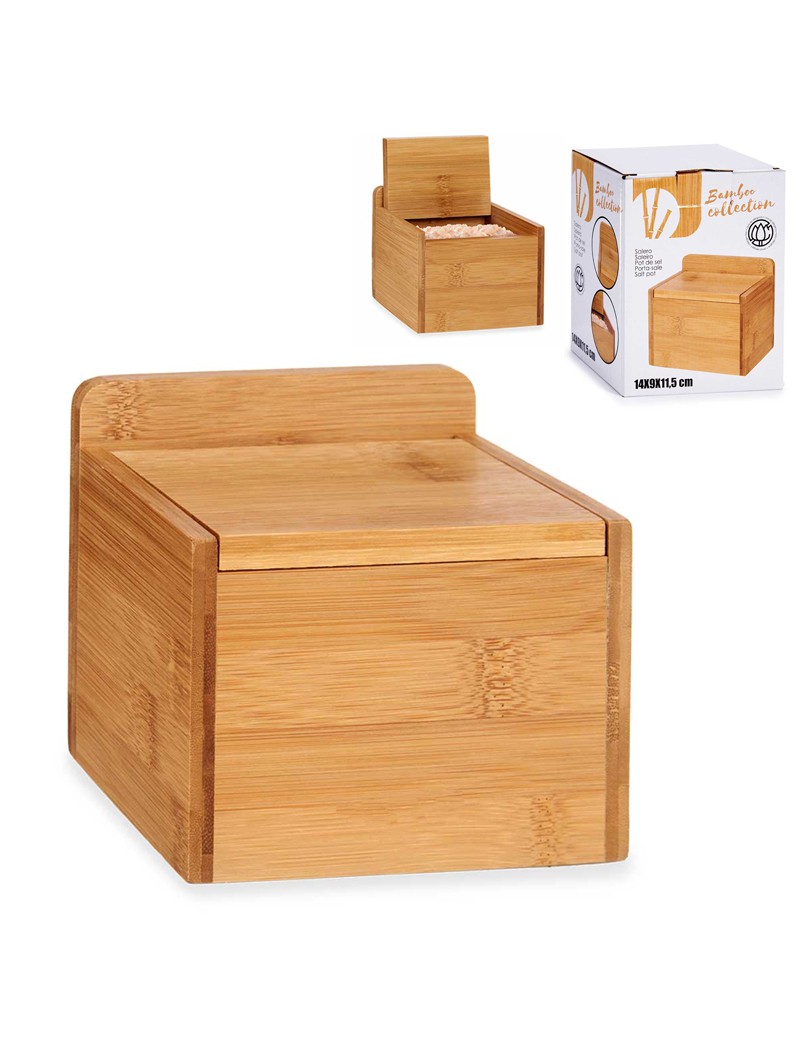 SALEIRO 81338 KIN 14X9X11,5CM BAMBU