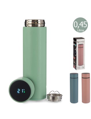 GARRAFA TERMICA 60414 KIN 0,45CL C/DISPLAY DIGITAL SORT INOX