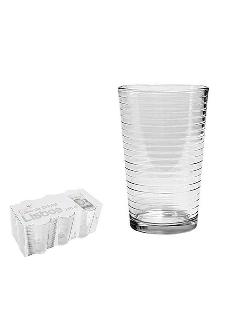 COPO LISBOA CONJ.6  23CL VIDRO