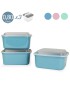 CAIXA HERMETICA CD 1413 COLORS MICROSET CONJ.3  0,8L PLST