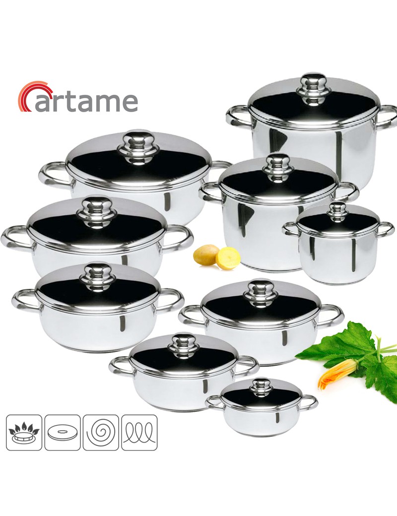 TREM ARTAME 2004 9 PEÇAS INOX 18/10
