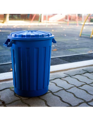 BALDE LIXO CD BBC 1297 CINZA 30L Ø35,8X47CM PLST
