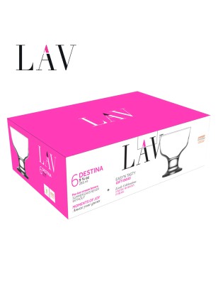 DESTINA TAÇA GELADO CONJ.6 28CL Ø10X9CM