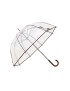 GUARDA CHUVA CVT300  8V TRANSP/CASTANHO 92CM