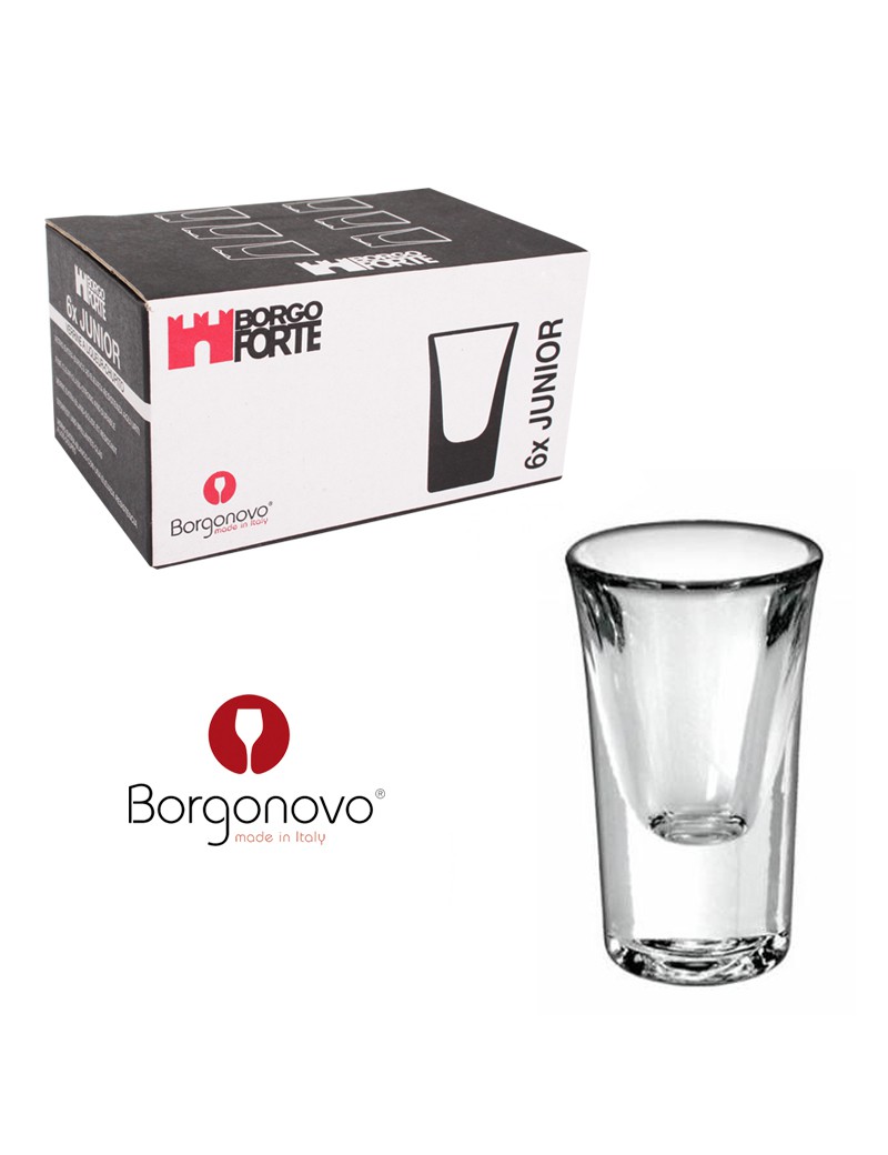 COPO SHOT BORGONOVO JUNIOR 2,7CL CONJ.6