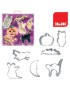 CORTA-MASSAS IBILI 723700 HALLOWEEN CONJ.7 ESTANHO 7-10CM
