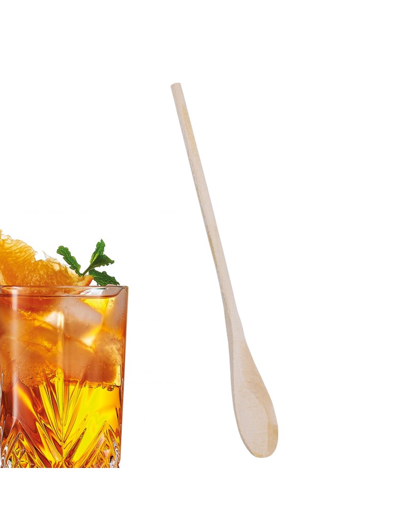 COLHER REFRESCO 22CM MADEIRA