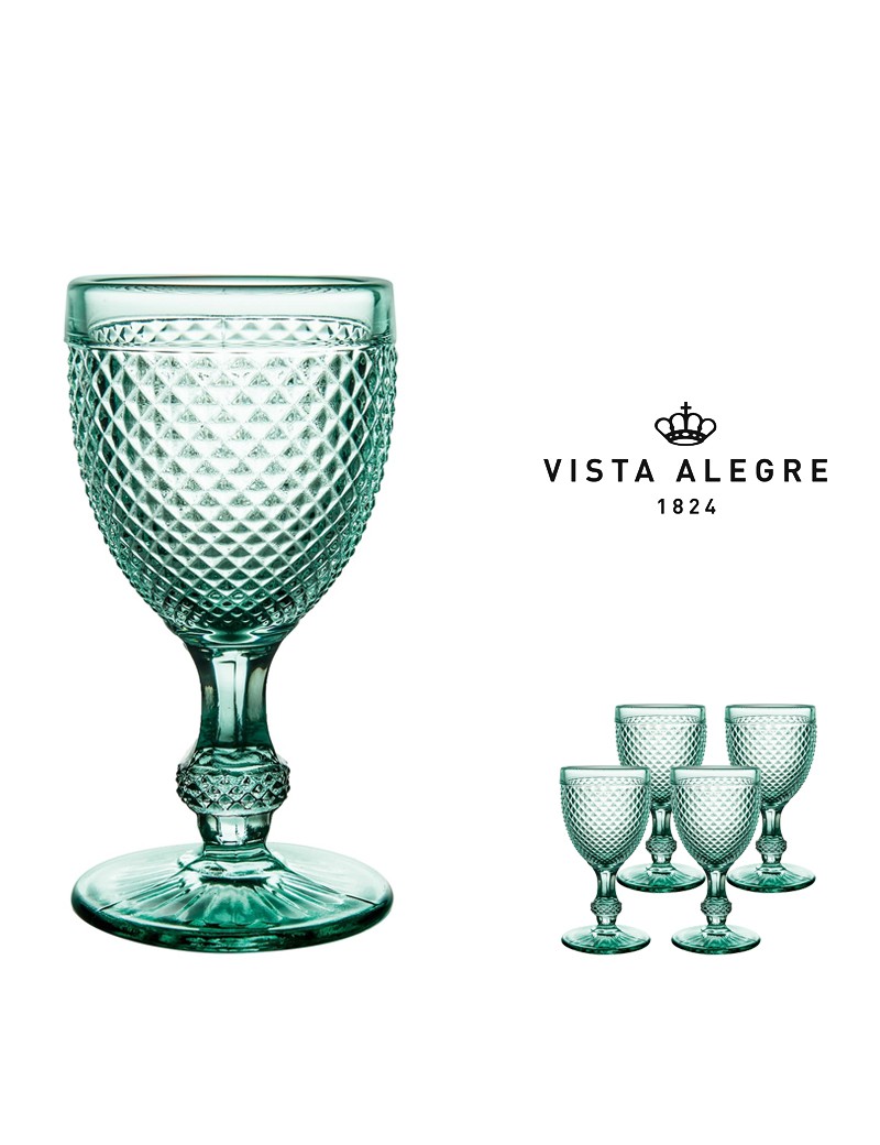 CALICE VA BICOS VERDE MENTA CONJ.4  21CL VIDRO