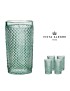 COPO ALTO VA BICOS VERDE MENTA CONJ.4  33CL VIDRO