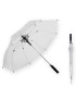 GUARDA CHUVA CVT400 AUTOM. 8V TRANSP/BRANCO 97,5CM