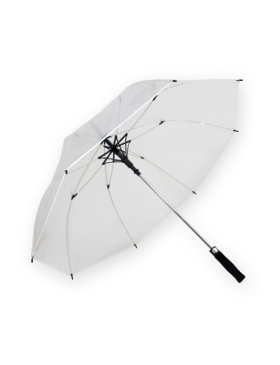 GUARDA CHUVA CVT400 AUTOM. 8V TRANSP/BRANCO 97,5CM