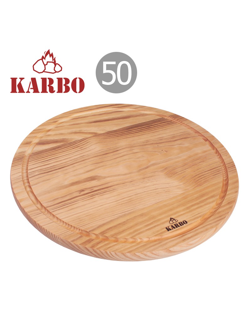 TABUA KARBO RED Ø50X2,2CM C/SULCO MADEIRA PINHO