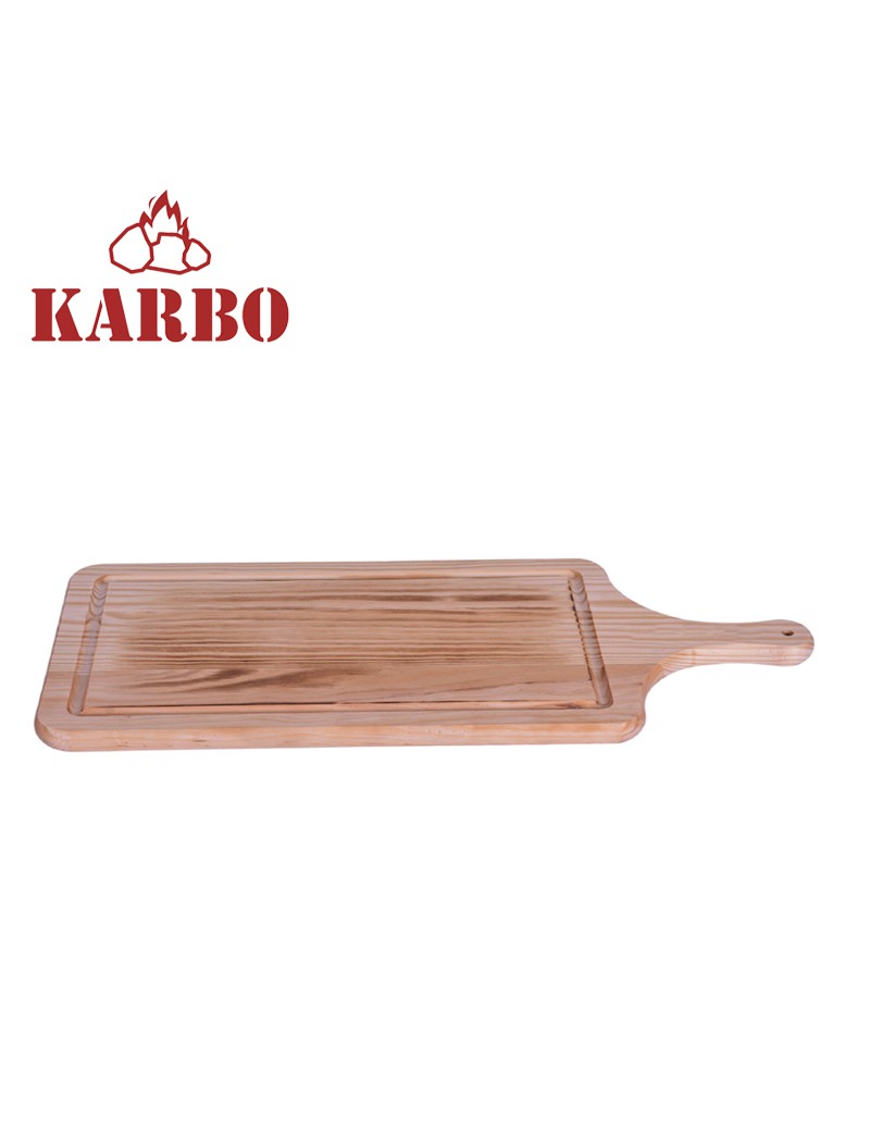 TABUA KARBO RET 70X22X2,2CM C/SULCO+CABO MADEIRA PINHO