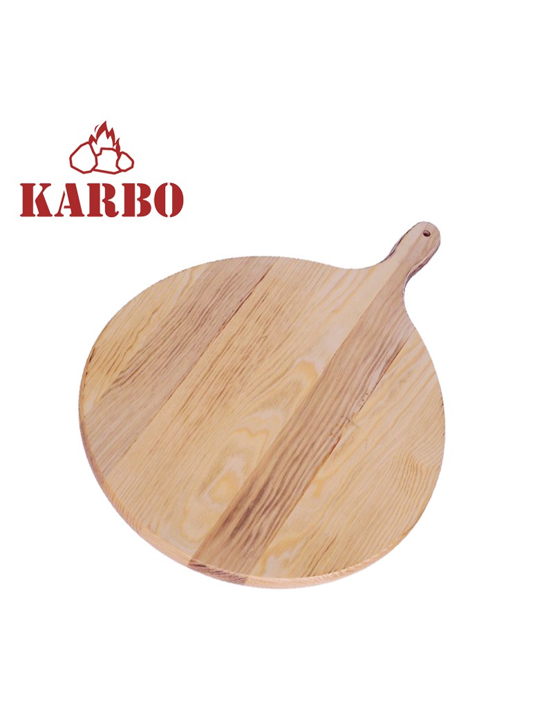 TABUA KARBO OVAL Ø44X59X2,2CM C/CABO MADEIRA PINHO