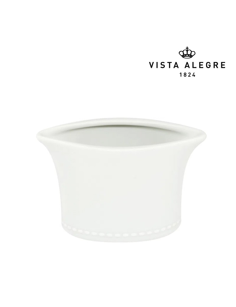 AÇUCAREIRO VA PERLA WHITE P/PACOTES 11,7X7CM PORCELANA