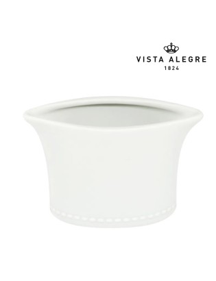 AÇUCAREIRO VA PERLA WHITE P/PACOTES 11,7X7CM PORCELANA