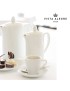 CAFETEIRA VA PERLA WHITE PEQUENA 40CL PORCELANA
