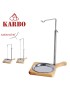 SUPORTE P/ 1 ESPETADA KARBO EXTENSIVEL 40-65CM BASE MADEIRA