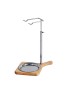 SUPORTE P/ 2 ESPETADAS KARBO EXTENSIVEL 40-65CM BASE MADEIRA
