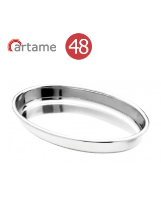 ASSADEIRA OVAL ARTAME 28148 FUNDA 48X35X5CM INOX18/10